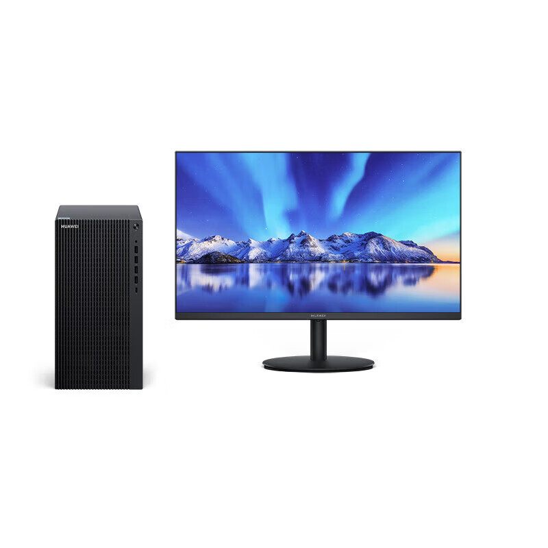 华为（HUAWEI）大机箱台式机 擎云B730E i5-12400/16G/256G SSD+1T/win11/23.8英寸 单位：套