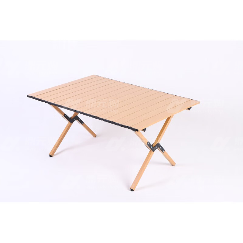 凯亚仕文森折叠蛋卷桌（中号） KYS-812 展开尺寸86.5*60*42cm
收纳尺寸84*17*15cm 木纹色 单位：个