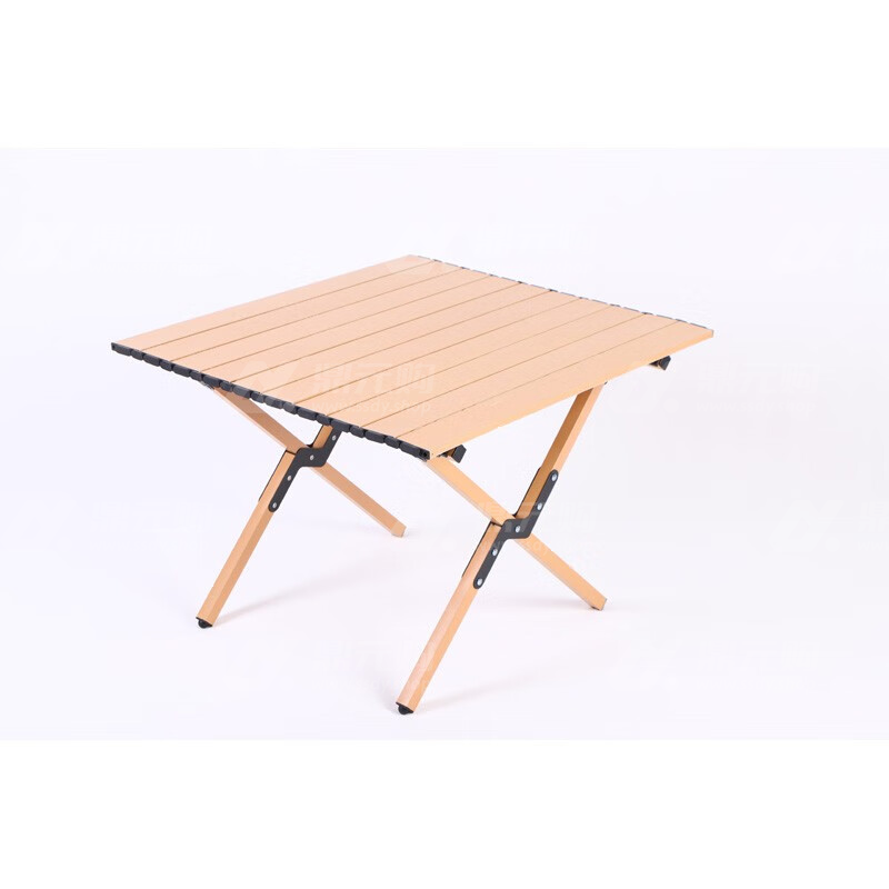 凯亚仕文森折叠蛋卷桌（小号）
 KYS-813 展开尺寸60*57*42cm
收纳尺寸68*15*15cm 
 木纹色 单位：个