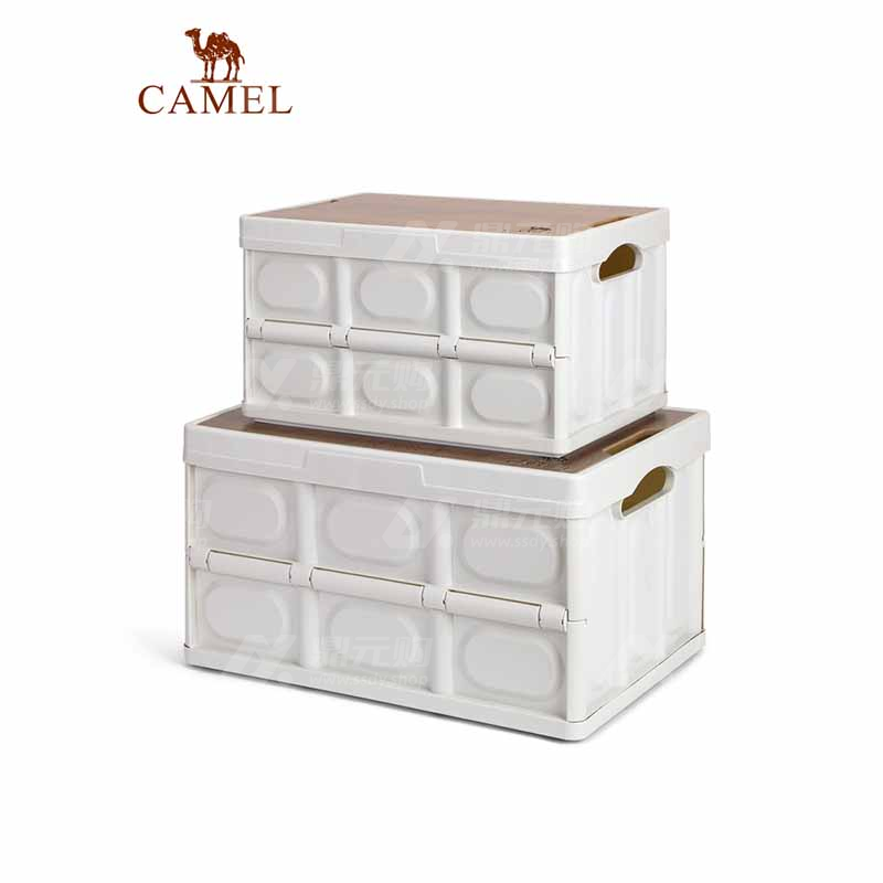 骆驼 折叠收纳箱 1V32350537 28L 卡其色 单位：个
