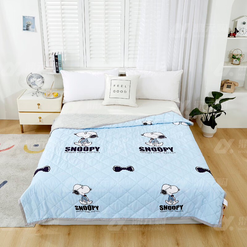 SNOOPY史努比 3D大豆凉感呼吸被 SNX01-1520B 150x200cm 单位：床