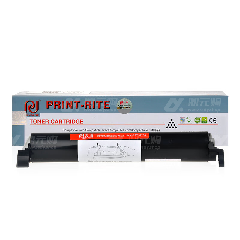 天威(PrintRite) 专业装 适用KX-FAT92A(US)系列 粉盒 FAT94 2000页 黑色 单位：支