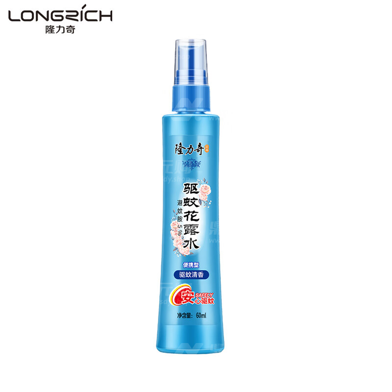 隆力奇 便携型驱蚊花露水 清香型 60ml 单位：瓶